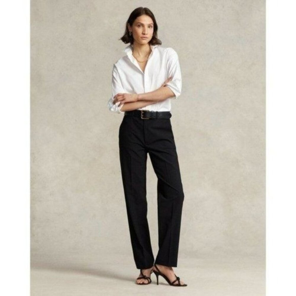 Polo Ralph Lauren Women's 100%Wool Black dress Pants ,SZ 38-S - Picture 2 of 11